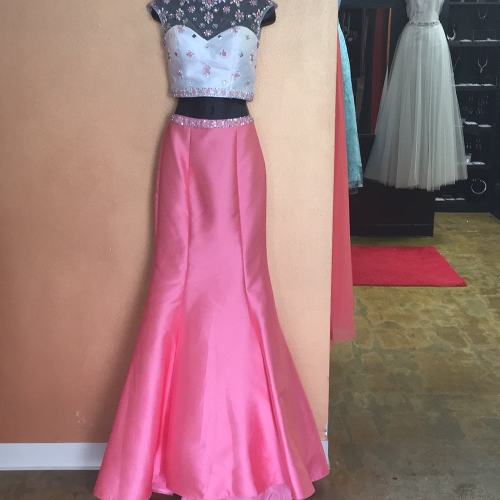 Rachel Allan Two Piece Prom Dress